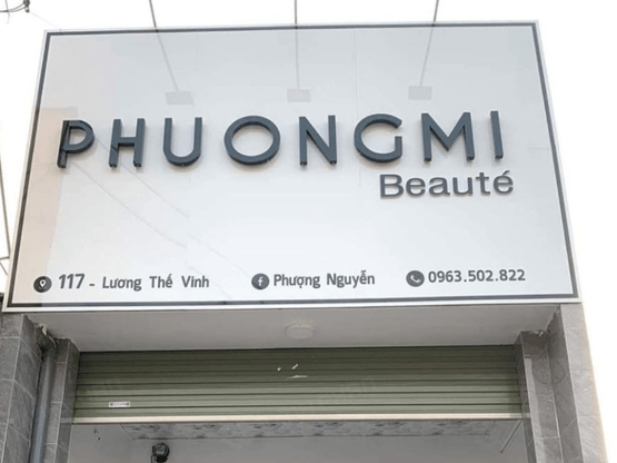 Bảng hiệu Alu cho cửa hàng mỹ phẩm tại Đồng Nai – Sang trọng, thu hút
