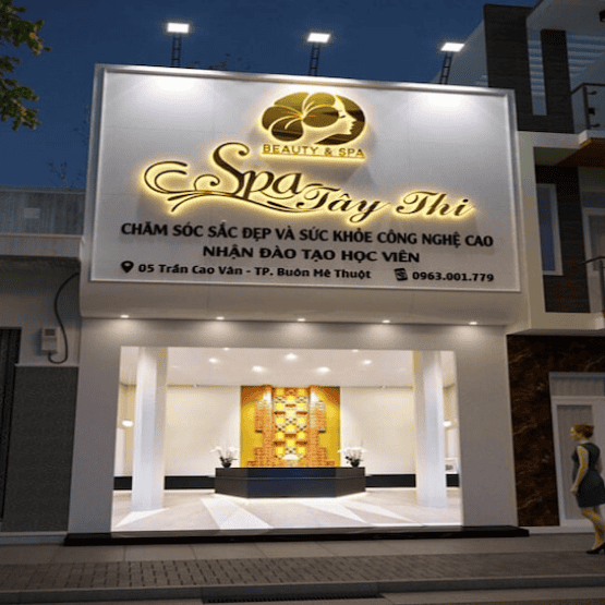 Bảng hiệu Alu cho cửa hàng mỹ phẩm tại Đồng Nai – Sang trọng, thu hút