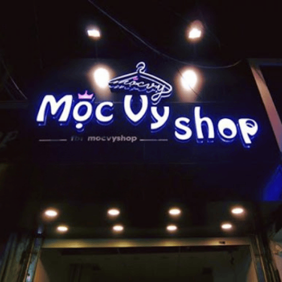Bảng hiệu alu cho shop giày dép 