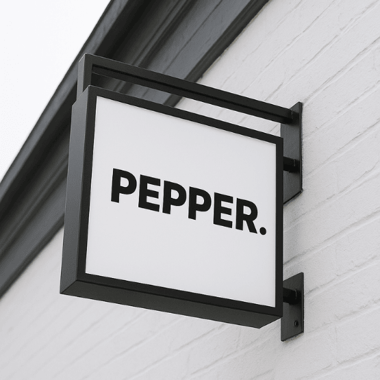 Bảng vẫy 2 mặt – Tăng hiệu quả nhận diện thương hiệu