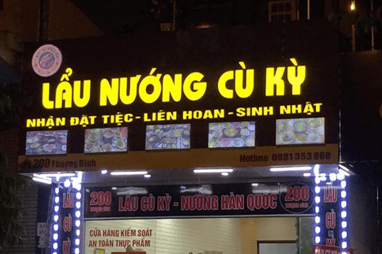 Mẫu Bảng Hiệu Alu Đẹp Cho Quán Ăn, Nhà Hàng – Giải Pháp Tăng Nhận Diện Thương Hiệu