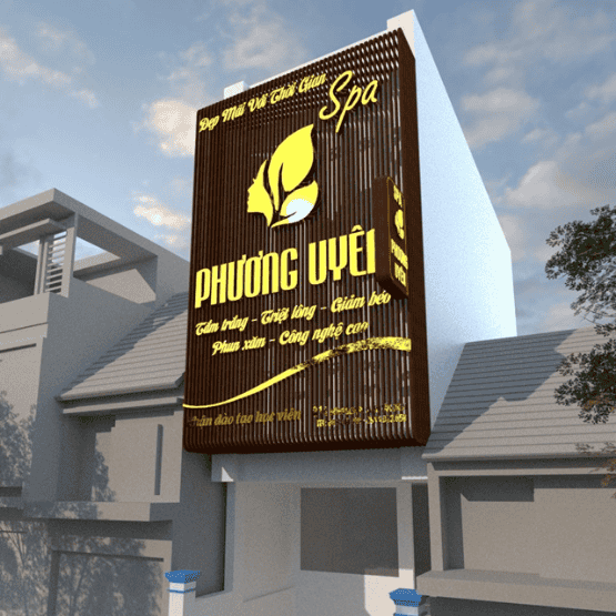 Tổng hợp các mẫu bảng hiệu Alu – Mica – Inox đẹp nhất năm 2025