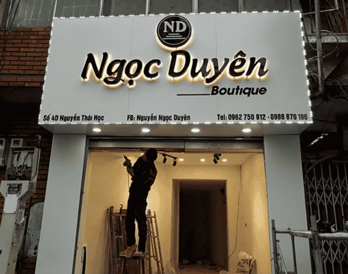 Bảng Hiệu Alu Cho Cửa Hàng Thời Trang Ở Đồng Nai 