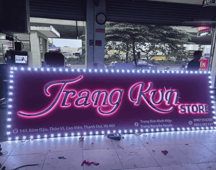 Bảng Hiệu Alu Cho Cửa Hàng Thời Trang Ở Đồng Nai 