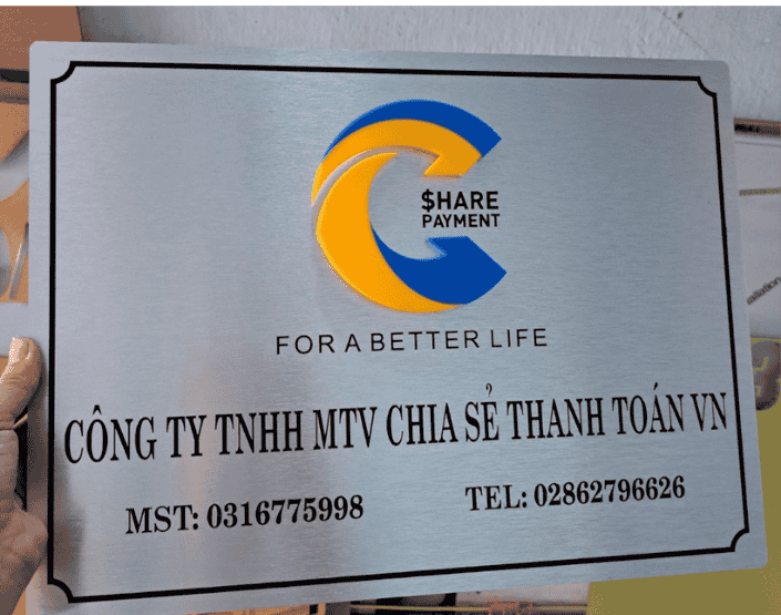 Thi công bảng hiệu inox giá rẻ ở đồng nai