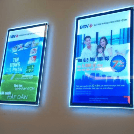 Thi công hộp đèn tạo hình theo yêu cầu