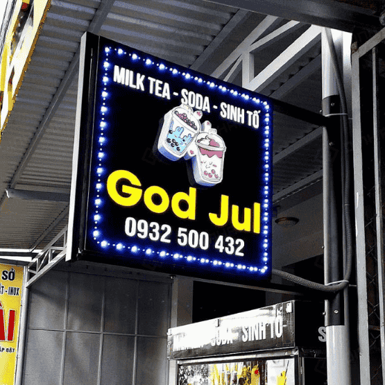 Hộp đèn quảng cáo đẹp – Giá tốt tại Đồng Nai